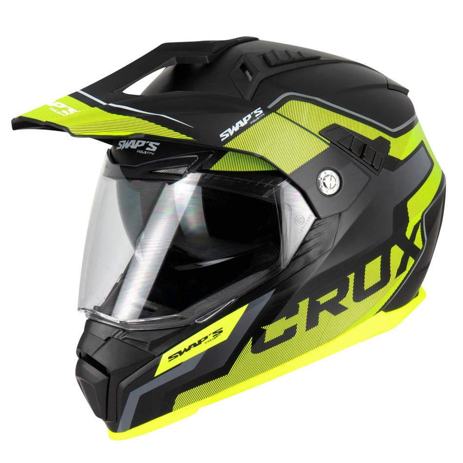 Enduro S789 Zwart Geel XS