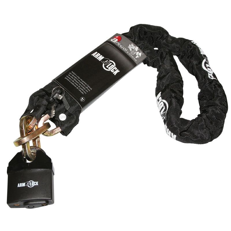 ANTIVOL A CHAINE ARMLOCK AVEC CADENAS 1,20M (MAILLON DIAM 9,5 mm)