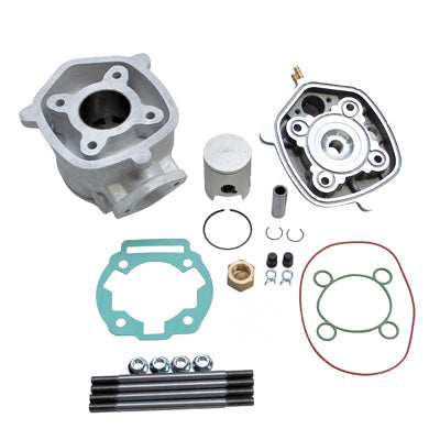 HAUT MOTEUR 50 A BOITE MALOSSI MHR SPORT POUR DERBI 50 SENDA 2006+, GPR 2006+-GILERA 50 SMT 2006+, RCR 2006+ (MOTEUR PIAGGIO EURO 3) (ALU NIKASIL)