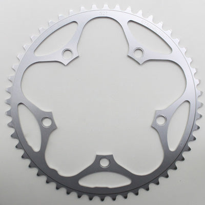 ROAD CHAINRING 5BRA D.130 STRONGLIGHT DURAL 52TTS SILVER SHIMANO TYPE 8-9S.