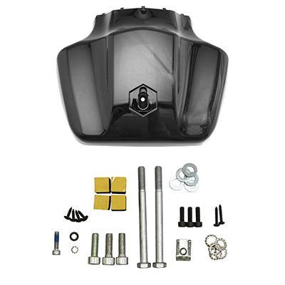 KIT CARROSSERIE POUR DOSSERET ORIGINE PIAGGIO 125-350-500 X10 NOIR  -675923000S-