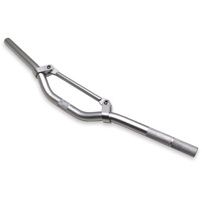 SCOOT REPLAY STREET ALUMINUM MATT SILVER HANDLEBAR L625MM WITH REINFORCEMENT BAR (H40MM UNDER BAR)