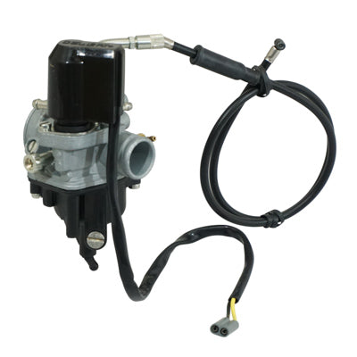 CARBURATEUR DELLORTO PHVA 12 POUR PIAGGIO 50 TYPHOON 1997+, NRG 1997+, NTT 1997+ (MONTAGE SOUPLE - AVEC GRAISSAGE - LIVREE AVEC STARTER AUTO) (REF 08330)