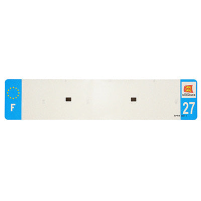 BANDE PLAQUE AUTO 520x110 POUR PVC VIERGE DEP. 27-EURO (VENDU A L'UNITE)