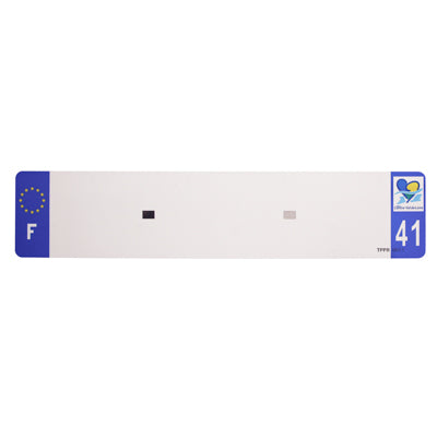 BANDE PLAQUE AUTO 520x110 POUR PVC VIERGE DEP. 41-EURO (VENDU A L'UNITE)