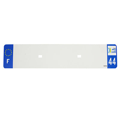 BANDE PLAQUE AUTO 520x110 POUR PVC VIERGE DEP. 44-EURO (VENDU A L'UNITE)