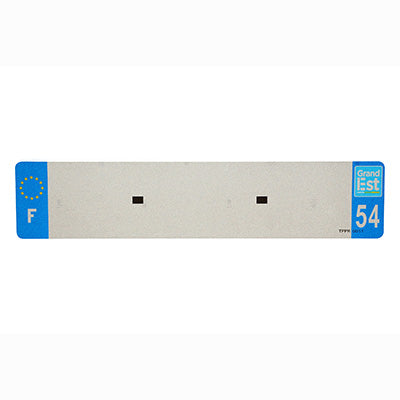 BANDE PLAQUE AUTO 520x110 POUR PVC VIERGE DEP. 54-EURO (VENDU A L'UNITE)