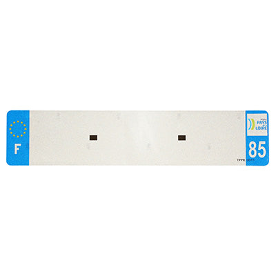 BANDE PLAQUE AUTO 520x110 POUR PVC VIERGE DEP. 85-EURO (VENDU A L'UNITE)