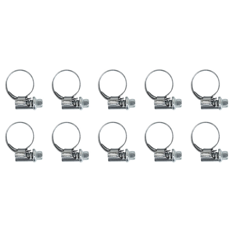 COLLIER DE SERRAGE METAL A CREMAILLERE 10x16mm  (SACHET DE 10 PIECES) LARGEUR 9mm  -SELECTION P2R-