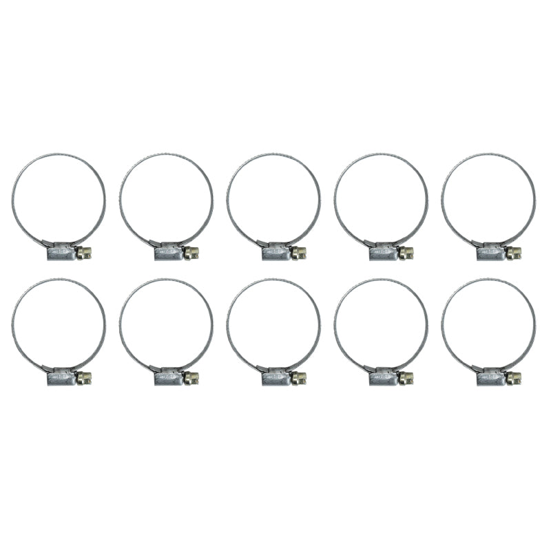 COLLIER DE SERRAGE METAL A CREMAILLERE 32x50mm  (SACHET DE 10 PIECES) LARGEUR 9mm  -SELECTION P2R-