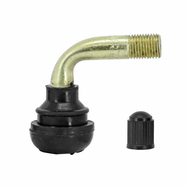 VALVE DE PNEU TUBELESS COUDEE (HAUTEUR 25mm - LONGUEUR 30mm)  (VENDU A L'UNITE)  -P2R-