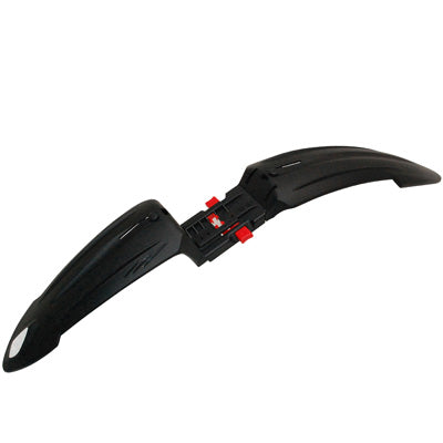 POLISPORT CROSS COUNTRY EVO BLACK MTB FRONT MUDGUARD 26''-27.5"-29" FOR TELESCOPIC FORK (SOLD INDIVIDUALLY)