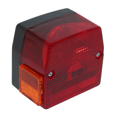 FEU ARRIERE CYCLO ADAPTABLE PEUGEOT 103 SPX, RCX-MBK 51S ROUGE  -P2R-