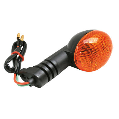 CLIGNOTANT 50 A BOITE ADAPTABLE PEUGEOT 50 XR6, XPS 2003+2007 ORANGE-NOIR AV DROIT OU AR GAUCHE ORANGE (756896) (HOMOLOGUE CE)  -SELECTION P2R-