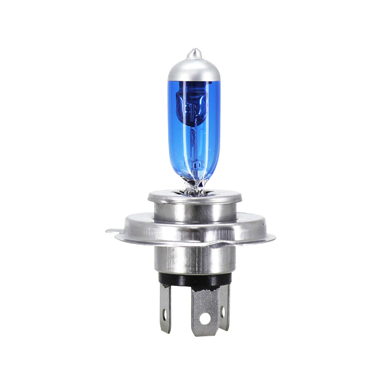 AMPOULE-LAMPE HALOGENE H4 12V 35-35W PERFORMANCE CULOT P43t BLEU (ECLAIRAGE SUPER BLANC) (PROJECTEUR) (VENDU A L'UNITE)  -P2R-  **