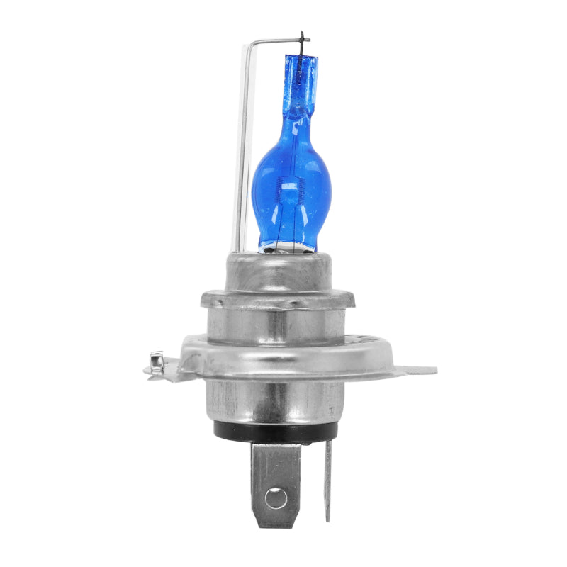 AMPOULE-LAMPE HALOGENE H4 12V  60-55W PERFORMANCE CULOT P43t BLEU (ECLAIRAGE SUPER BLANC) (PROJECTEUR) (VENDU A L'UNITE)  -P2R- **