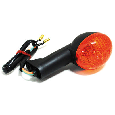 CLIGNOTANT SCOOT ADAPTABLE PEUGEOT 50 LUDIX ORANGE-NOIR AV DROIT OU AR GAUCHE (HOMOLOGUE CE) (747567)   -SELECTION P2R-