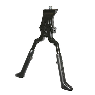 NEWTON 24-28" ADJUSTABLE BLACK ALUMINUM DOUBLE CENTRAL BICYCLE STAND (WITHOUT COUNTERPLATE)