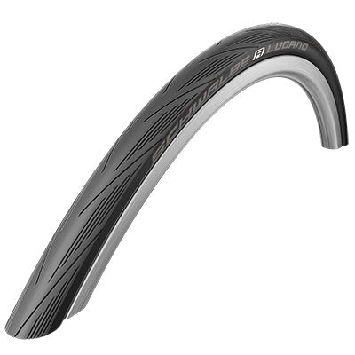 WEGBAND 700 X 23 SCHWALBE LUGANO2 ZWART TR (23-622)