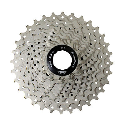 10V-CASSETTE. SUNRACE RS1 11-32 ROAD VOOR SHIMANO (LEVEL 105) METALLIC ZILVER (BOEK IN DOOS) (11-12-13-15-17-19-21-24-28-32)