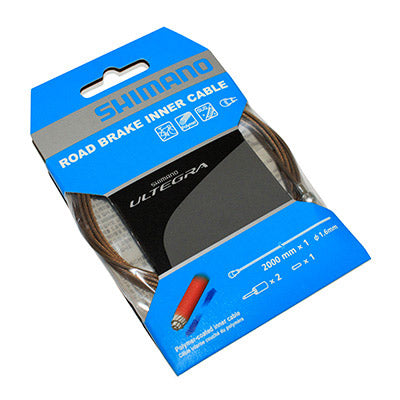 SHIMANO ROAD POLYMER BRAKE CABLE 1.2mm 2.10M ULTEGRA 6800-DURA ACE 9000 (SOLD INDIVIDUALLY)