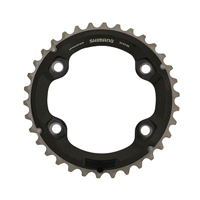 MTB CHAINRING 4BRA D.96 FOR SHIMANO XT M8000 DOUBLE 34TTS EXTERIOR ORIGINAL 11V.