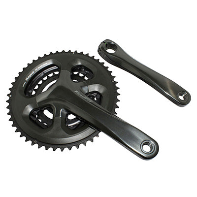 SHIMANO 10S ROAD CRANKSET. TIAGRA 4703 SILVER 172.5mm 50-39-30