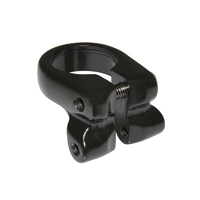 SEAT POST CLAMP WITH LUGGAGE RACK MOUNTING BLACK ALUMINUM DIAM 28.6mm