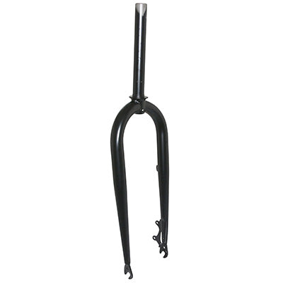 FOURCHE VTT 26 " FAT BIKE NOIR PIVOT LISSE 1"1-8-28.6 INTERIEUR POUR FREIN A DISQUE - PIVOT 220mm