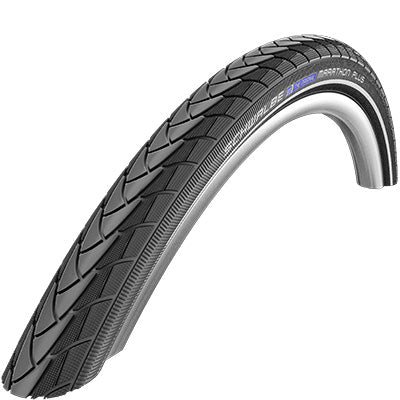 PNEU CITY 20 X 1.35 SCHWALBE MARATHON PLUS NOIR TR (POUR VELO COUCHE) (35-406)  RENFORT 5mm FLANC REFLEX COMPATIBLE VAE