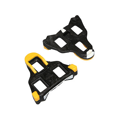 P2R PEDAL CLEAT COMPATIBLE SHIMANO ROAD SPD-SL MOBILE 6° BLACK-YELLOW (PAIR)