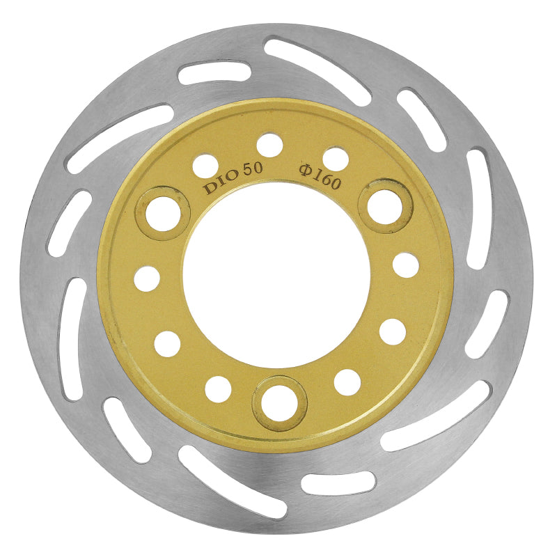 DISQUE DE FREIN ADAPTABLE SYM 50 MIO AV (EXT 160mm,INT 58mm, 3 TROUS)