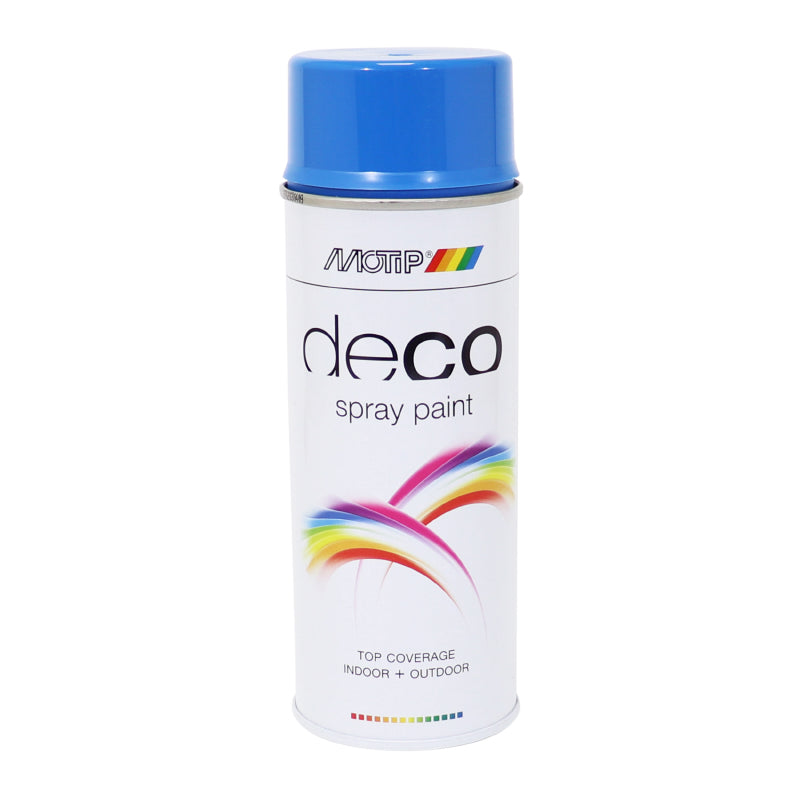 MOTIP DECO GLYCERO GLANZEND HEMELBLAUW AEROSOL VERFSPRAY 400ml (01608)