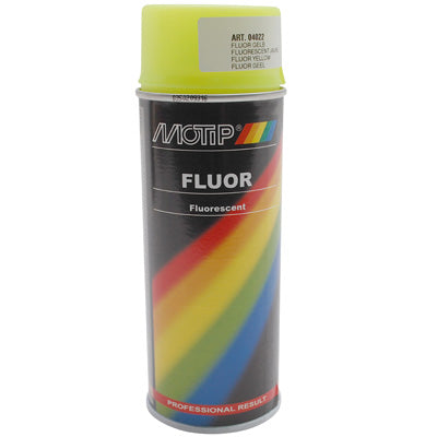 MOTIP PRO FLUO YELLOW SPRAY PAINT 400ml (04022)