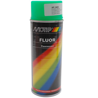 MOTIP PRO FLUO GREEN SPRAY PAINT 400ml (04023)