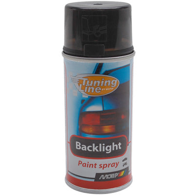 MOTIP PRO REAR LIGHT BLACK SPRAY PAINT 150ml (00160)