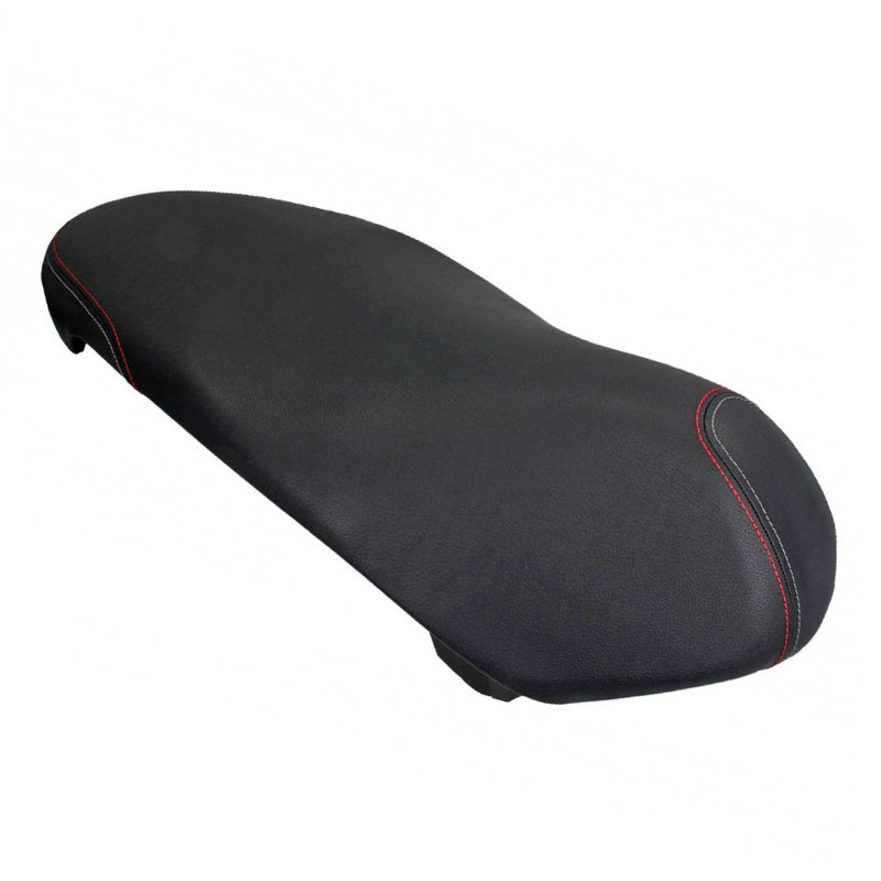 SELLE NOIRE COUTURE ROUGE ORIGINE PIAGGIO 50-125 LIBERTY IGET 2015+ -1B001379000C3-