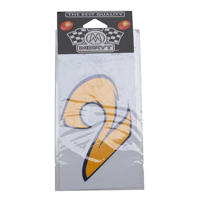 MERYT MEDIUM STICKER NUMBER 2 YELLOW (H9cm)