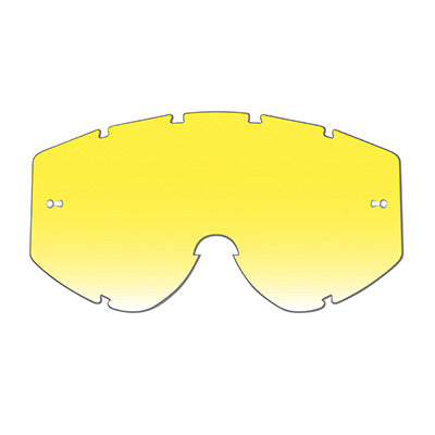 ECRAN MASQUE-LUNETTES CROSS PROGRIP POUR MODELE 3200-3201-3204-3301-3450 JAUNE SIMPLE - ANTI-BUEE-ANTI-RAYURES-ANTI-U.V.