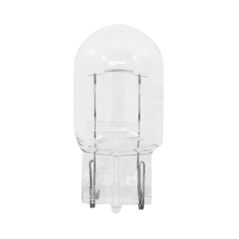 AMPOULE-LAMPE STANDARD 12V 21W CULOT W3x16D NORME W21W T20 WEDGE BLANC (COMPTEUR ET CLIGNOTANTS)  (BOITE DE 10)  -FLOSSER-