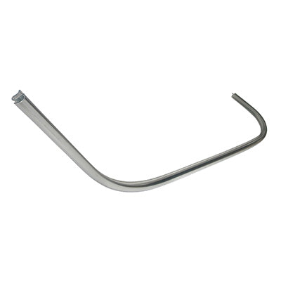 BAGUETTE DE TABLIER AV SCOOT ADAPTABLE PIAGGIO 50-125 VESPA LX 2005+ CHROME DROIT  -SELECTION P2R-