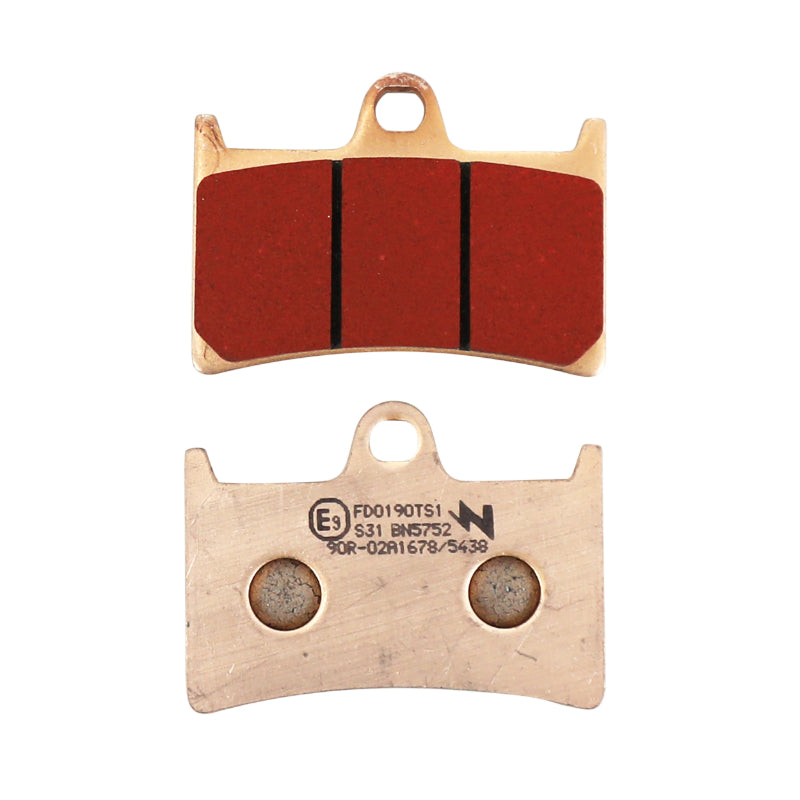 NEWFREN BRAKE PADS FOR YAMAHA 600 YZF-R6 1999+ AV, 700 MT-07 2014+ AV, 800 FZ8 N 2011+ AV, 900 MT-09 2017+ AV, 1000 FZ1 2006+2012 AV, 1300 XJR 1999+2011 AV (FD0190TS) (SINTERED METAL TOURING)