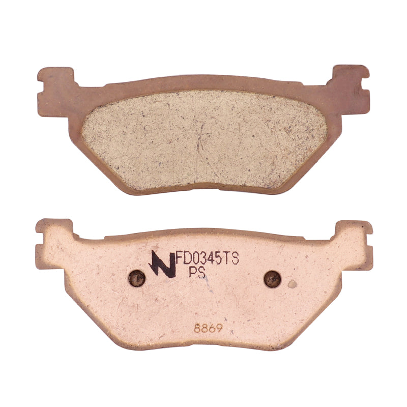 NEWFREN BRAKE PAD FOR YAMAHA 900 TDM 2002+2014 AR, 1300 FJR 2003+ AR, 950 XV BOLT 20014+2018 AR, 1700 XV WARRIOR 2003+2004 AR (L 100mm - H 39mm - P 9.5mm) (FD0345BT) (TOURING METAL SINTERED)