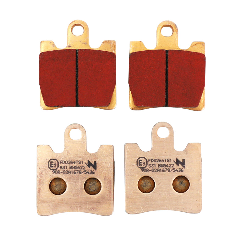 NEWFREN BRAKE PADS FOR SUZUKI 250 BURGMAN 1996+2006 AV - SYM 125 JOYMAX 2016+ AV - YAMAHA 1300 FJR 2006+ AV - KAWASAKI 250 EPSILON 2002+ AV (FD0264TS) (TOURING SINTERED METAL)