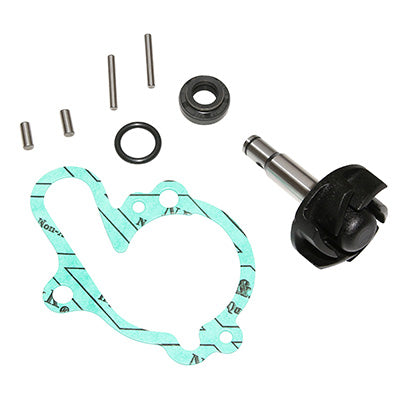 KIT REPARATION POMPE A EAU 50 A BOITE ADAPTABLE MINARELLI 50 AM6-MBK 50 X-POWER-YAMAHA 50 TZR-PEUGEOT 50 XPS-RIEJU 50 RS1-APRILIA 50 RS (KIT COMPLET)  -P2R-