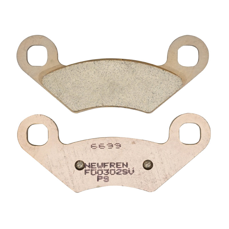 NEWFREN BRAKE PADS FOR POLARIS 400 SPORTSMAN 2001+ AV, 350 SPORTSMAN 4x4 1993+ AV, 700 SPORTSMAN 4x4 2002+ AV (L 97mm - H 39mm - D 7mm) (FD0302SV) (ATV SINTERED METAL)