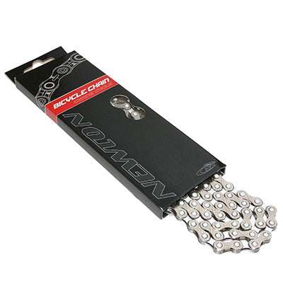 BICYCLE CHAIN ​​11 SPEED. ROAD-MTB NEWTON KMC SILVER-WHITE 116 LINKS SHIMANO-SRAM COMPATIBLE