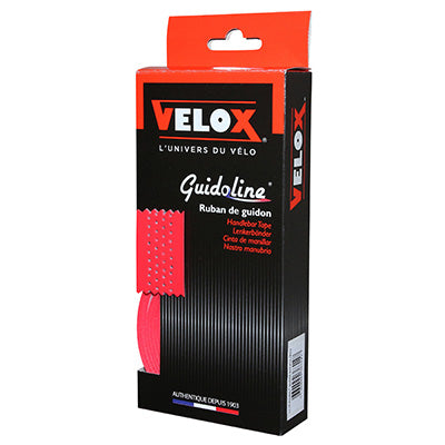 HANDLEBAR TAPE - VELOX GLOSS PERFORATED RED GLOSS HANDLEBAR - HANDLEBAR TAPE