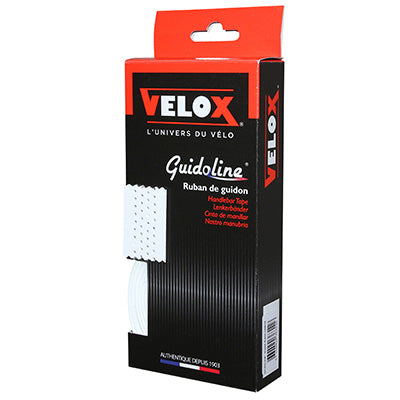 RUBAN DE GUIDON - CINTRE VELOX GLOSS PERFORE BLANC BRILLANT - GUIDOLINE