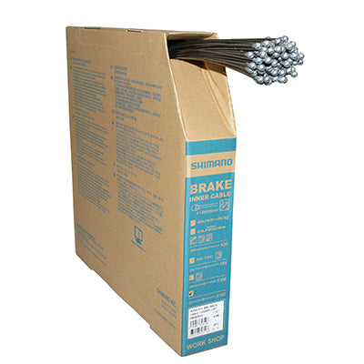 SHIMANO ROAD BRAKE CABLE STEEL 1.6mm 2.05M (SOLD IN BOXES OF 100)